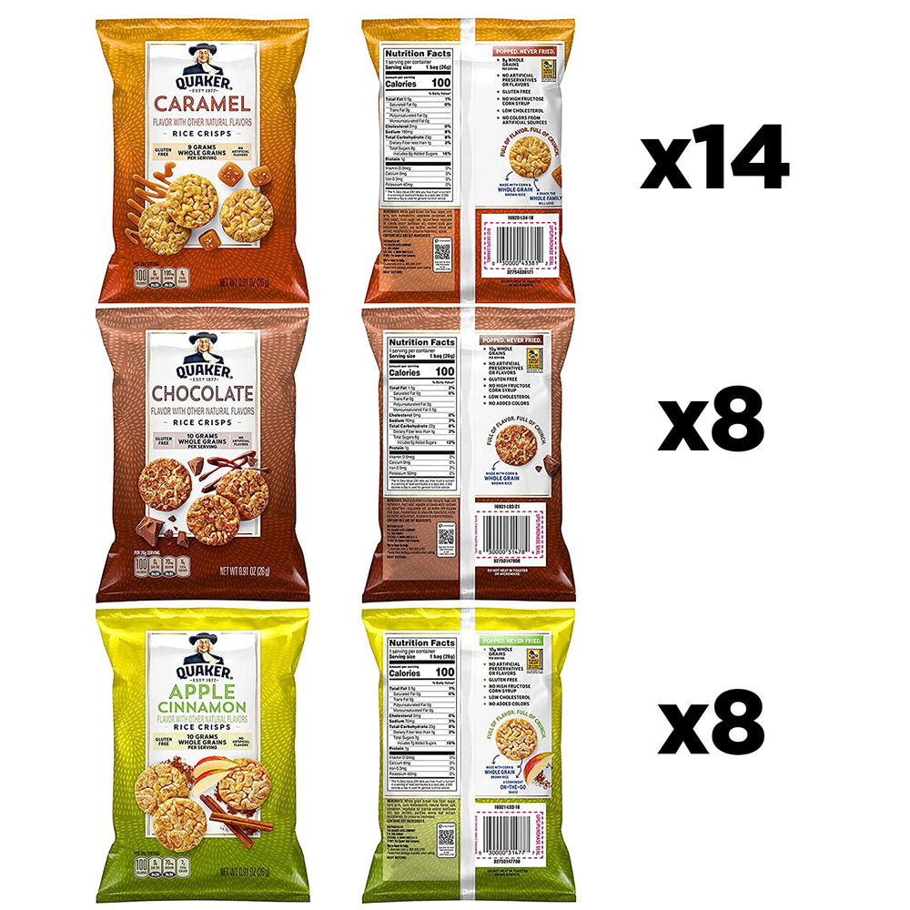 Quaker primer plano de textura crujiente que resalta frescura