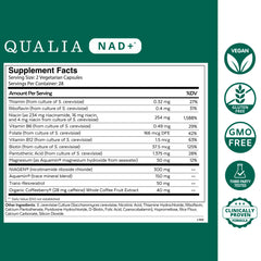 QUALIA LIFE SCIENCES primer plano de cápsula mostrando su textura y pureza