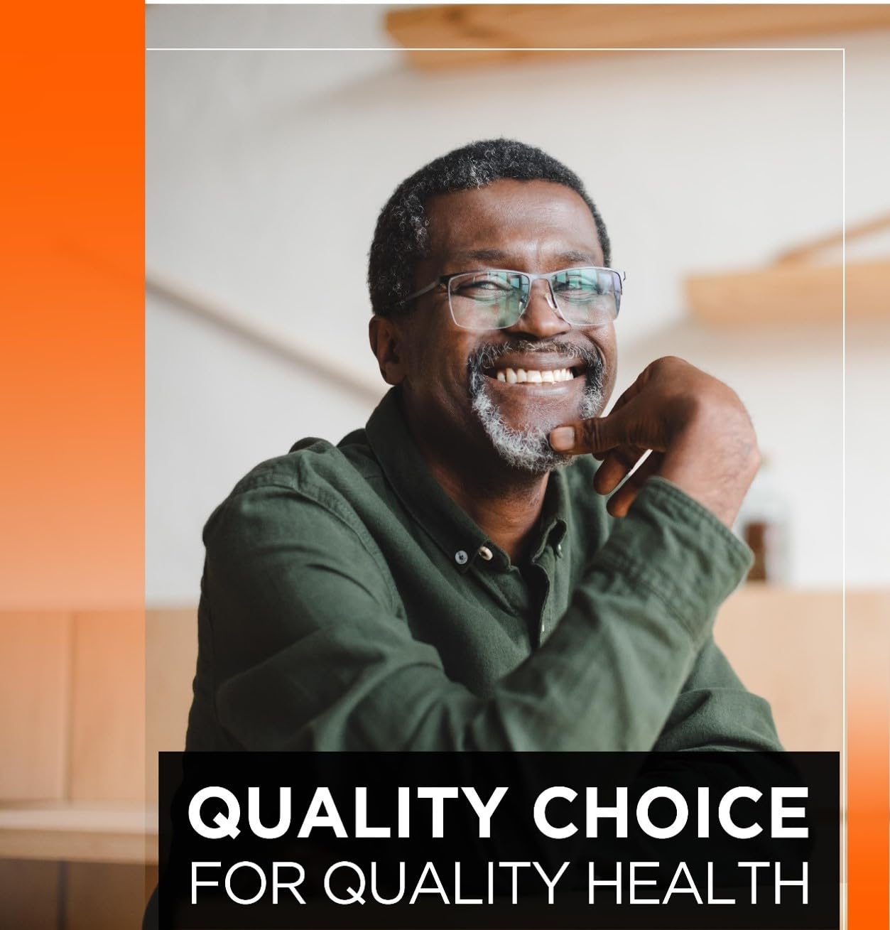 Quality Choice capletas junto a regla para comparar tamaño real