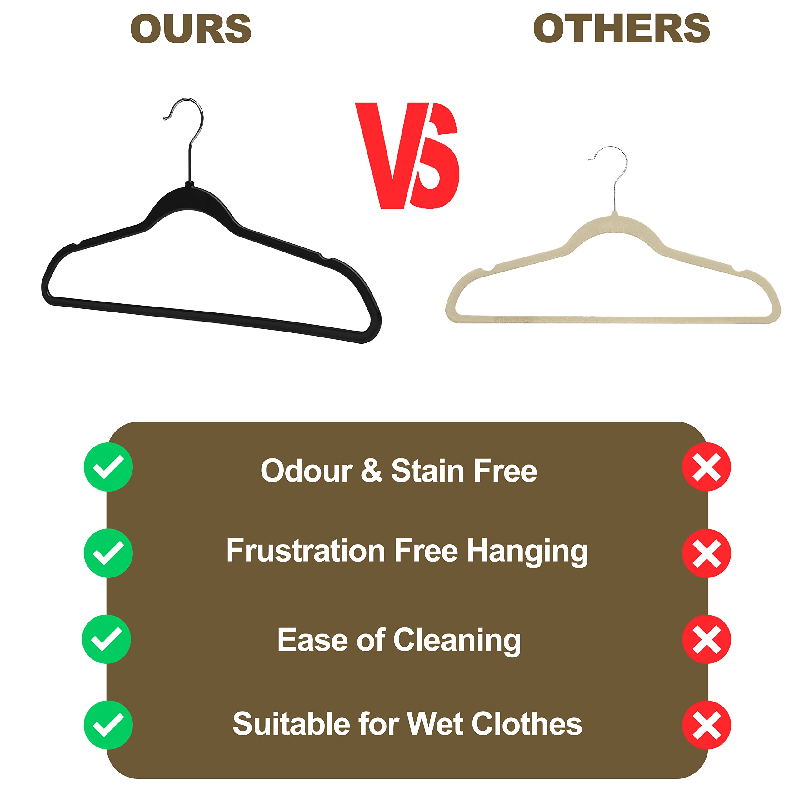 Quality Hangers perchas en armario organizado ahorrando espacio visual