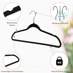 Quality Hangers hombro curvado y superficie ABS que protege la ropa