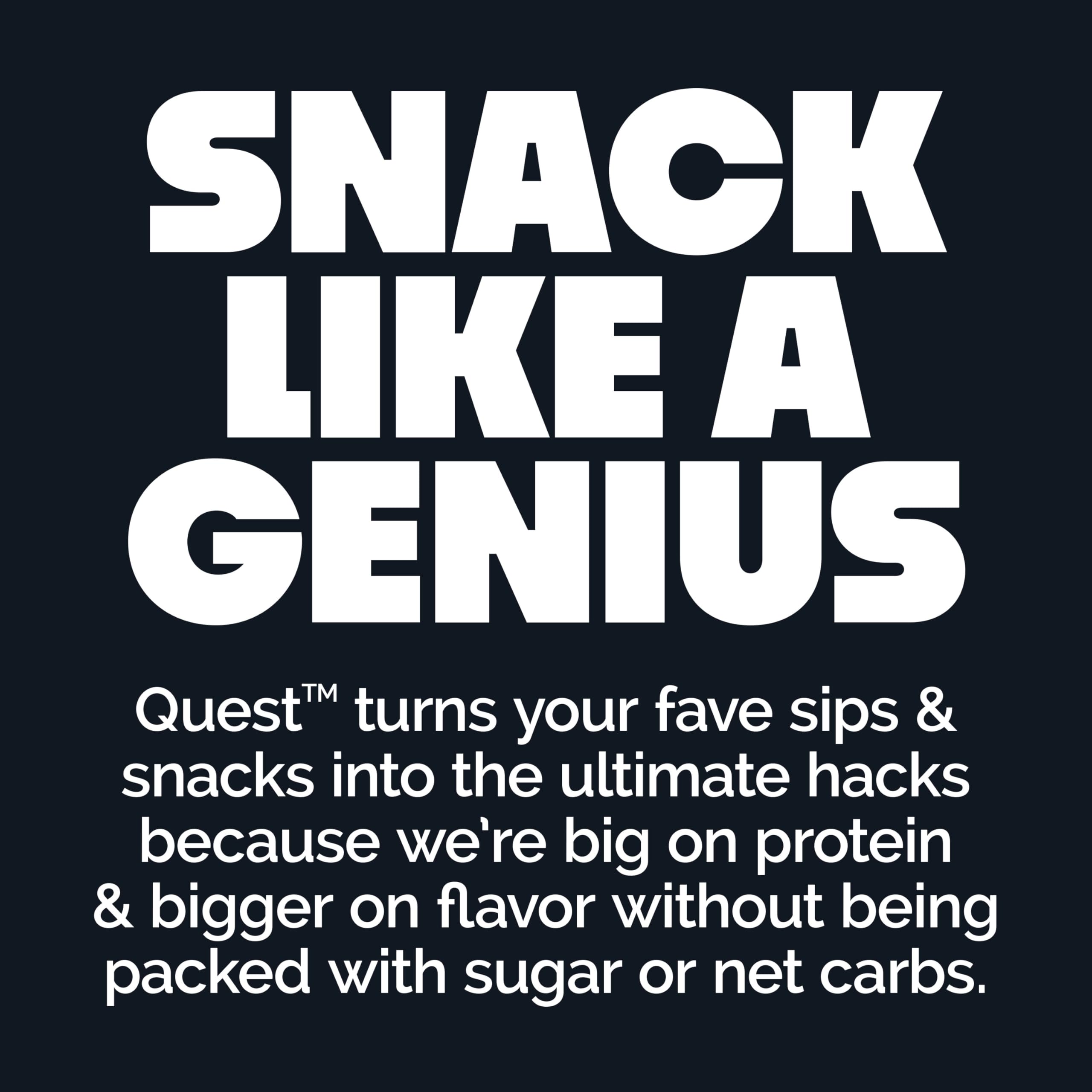 Quest chips en picnic con amigos, snack proteico listo para compartir