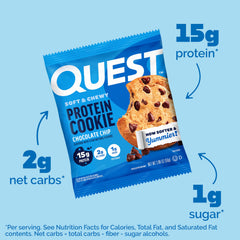 Quest individually wrapped cookie that preserves freshness and portability