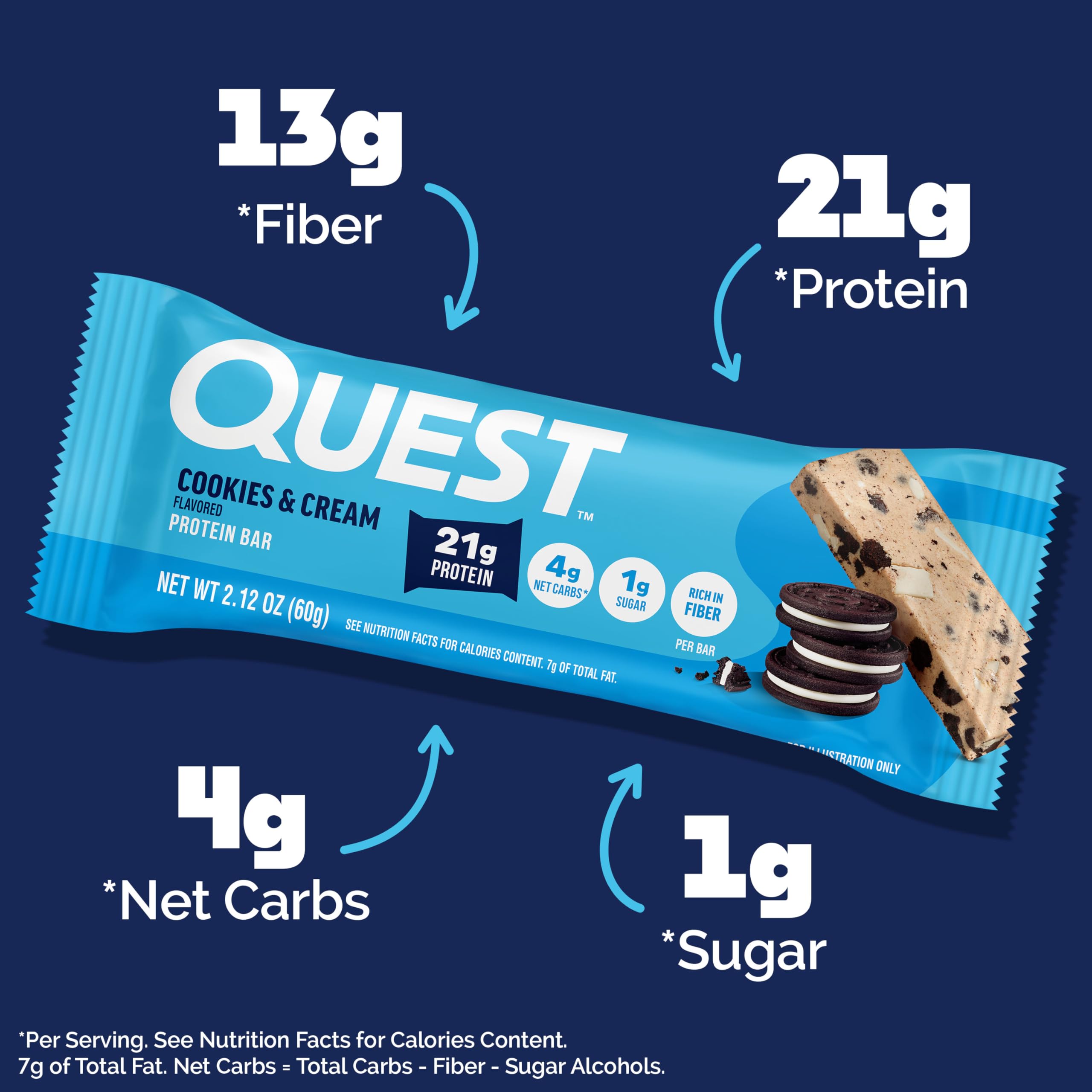Quest barrita sin envoltura con trozos visibles, placer proteico al instante