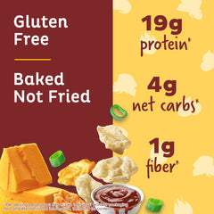 Quest chips sabor BBQ en primer plano con beneficio de bajo en carbohidratos