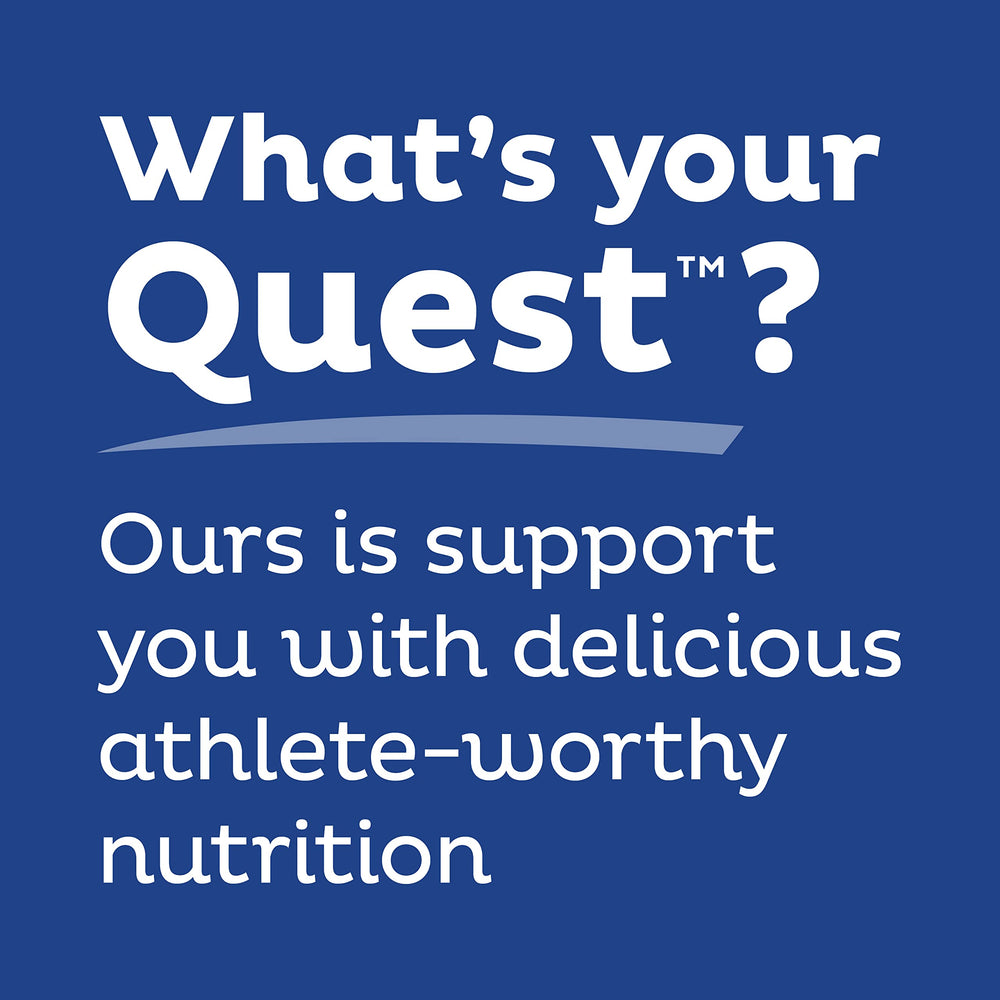 Quest 12-count carton stacked to display bulk storage and value