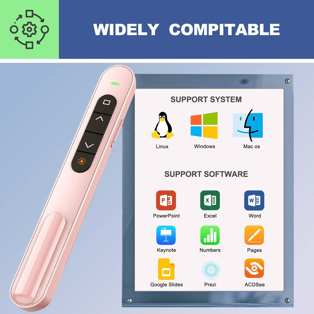 QUI comparativa de tamaño junto a una mano, diseño compacto y portátil
