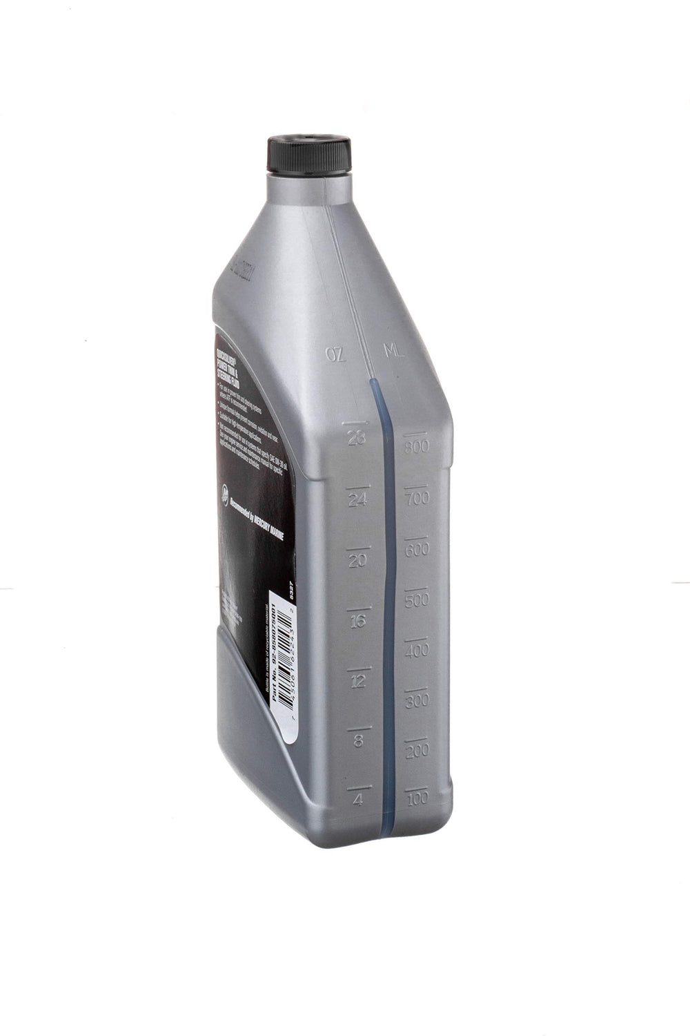 Quicksilver botella en uso rellenando depósito de dirección, seguridad y control