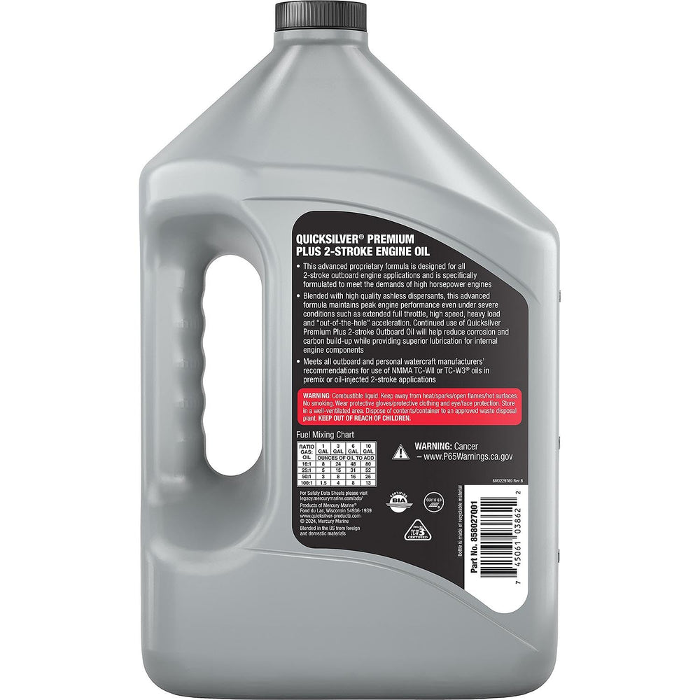 Quicksilver etiqueta detalle con especificación TC-W3 y beneficios