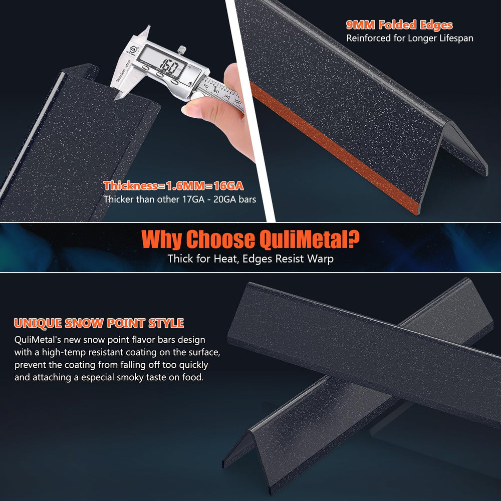 QuliMetal edge profile illustrating 16GA steel for greater durability and strength