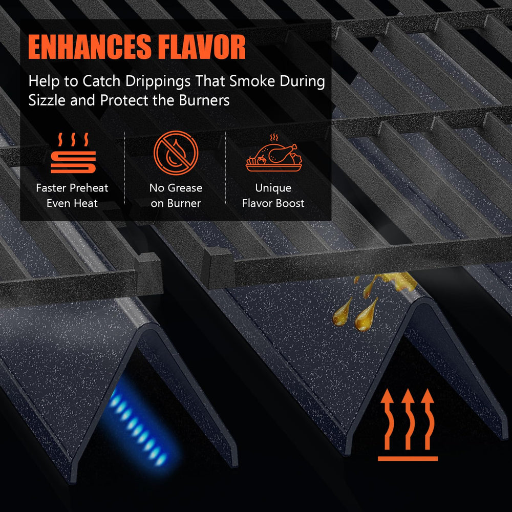 QuliMetal bars in backyard grill scene showing improved smoky flavor during cookout