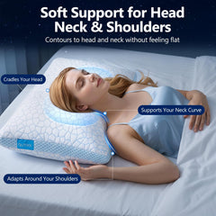 QUTOOL espuma triturada con gel visible para mayor ventilación y soporte