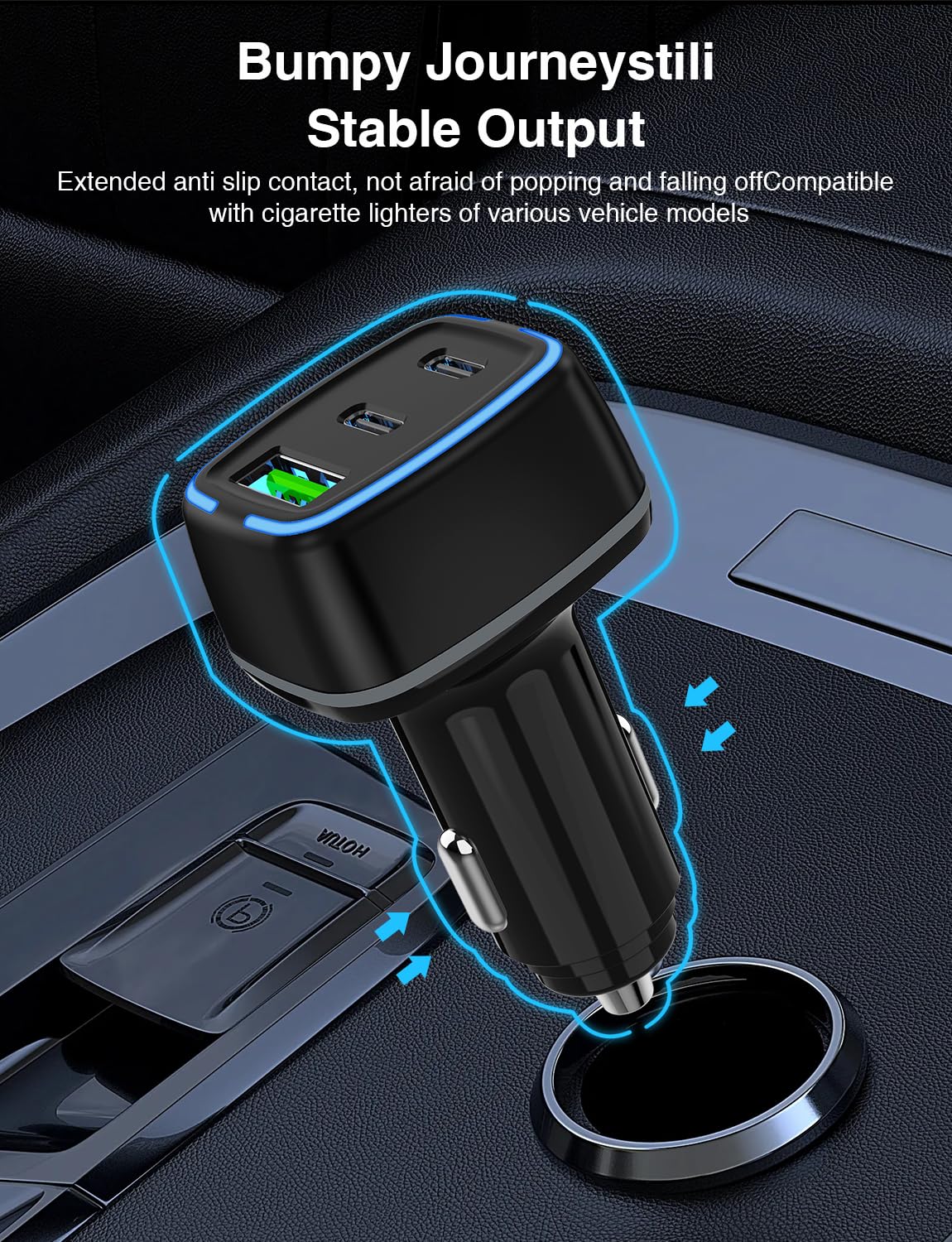 QZVOO conjunto de cables incluidos que ofrece longitudes flexibles para pasajeros