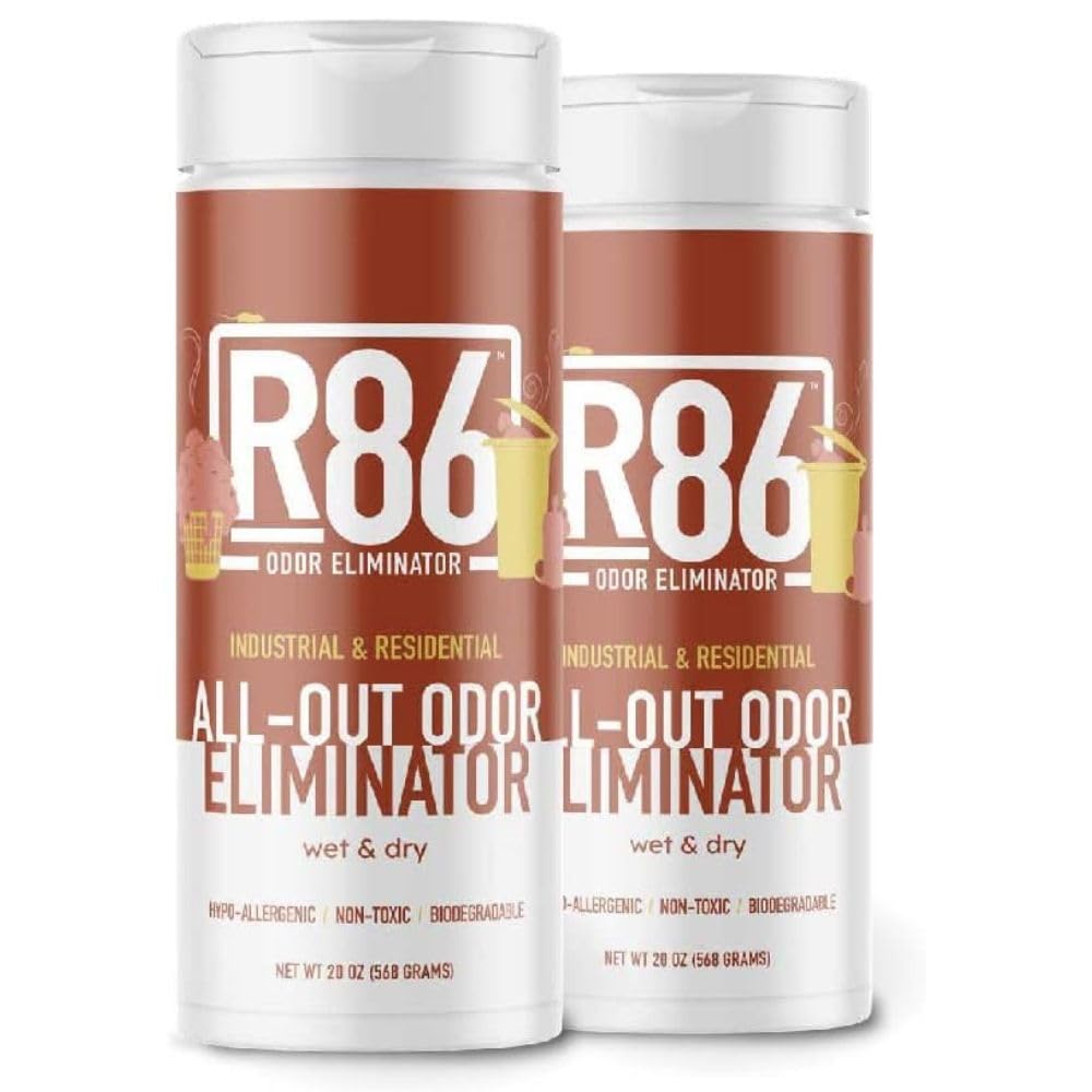 R86 frente del empaque mostrando producto y beneficios