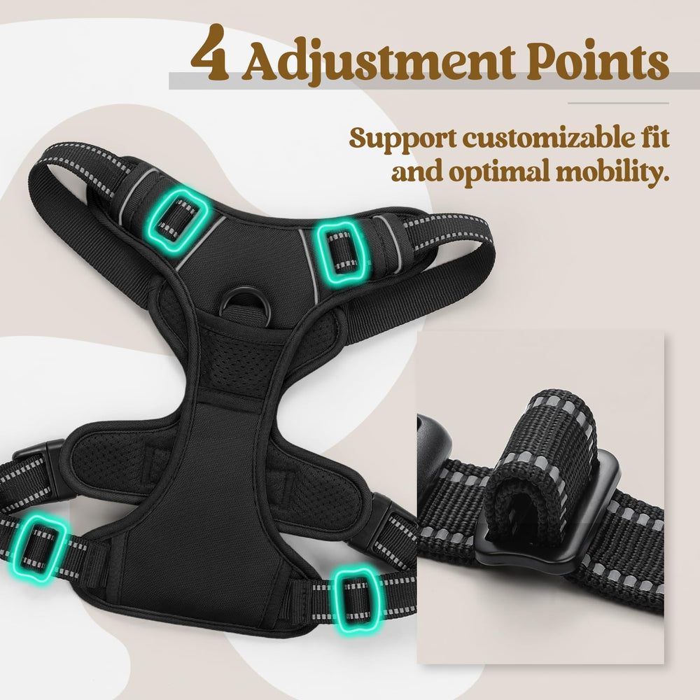 rabbitgoo top handle with back ring for quick control and convenience