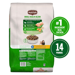 Rachael Ray Nutrish detalle de la etiqueta con ingredientes clave visibles