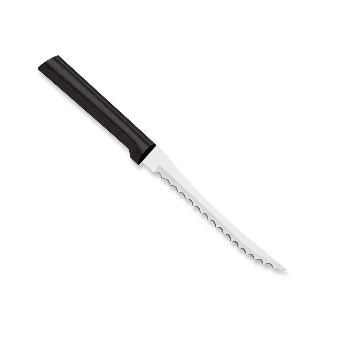 RADA cuchillo tomato slicer vista frontal con hoja dual para cortes precisos
