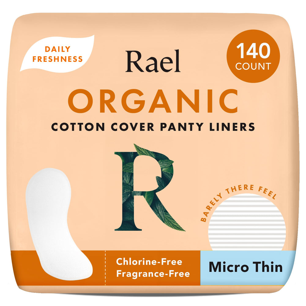 Rael empaque frontal mostrando 140 unidades y beneficios de confort