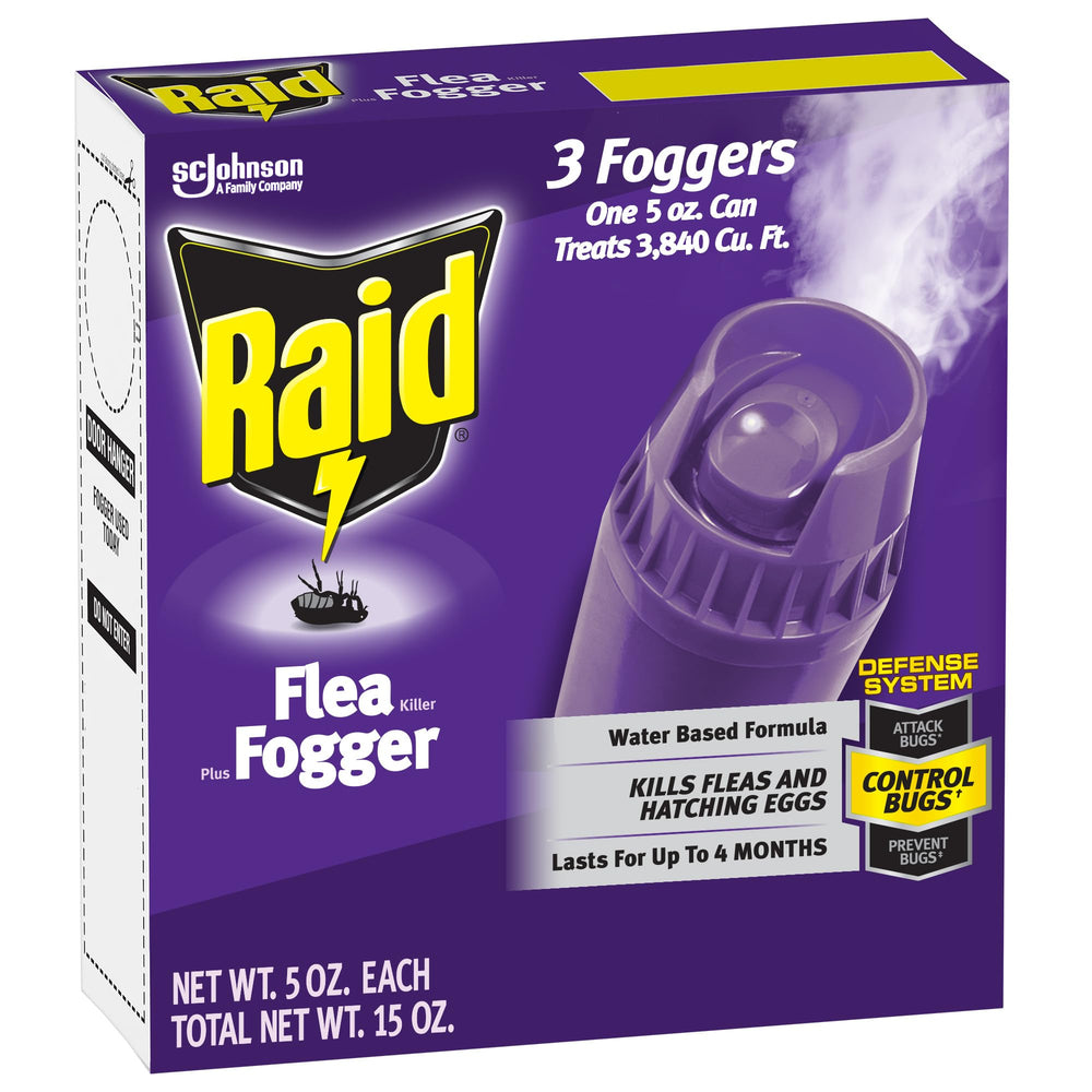Raid envase frontal con diseño claro y uso doméstico efectivo