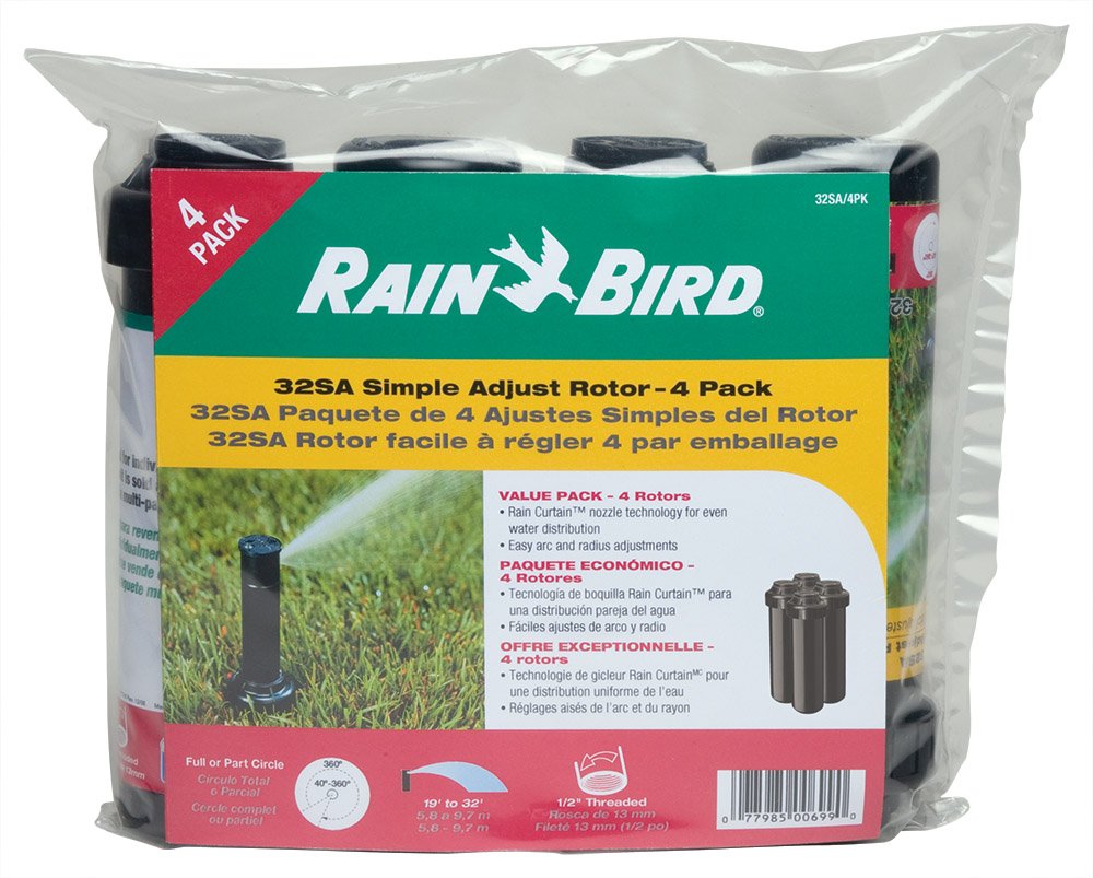 Rain Bird close-up de boquilla Rain Curtain para riego uniforme