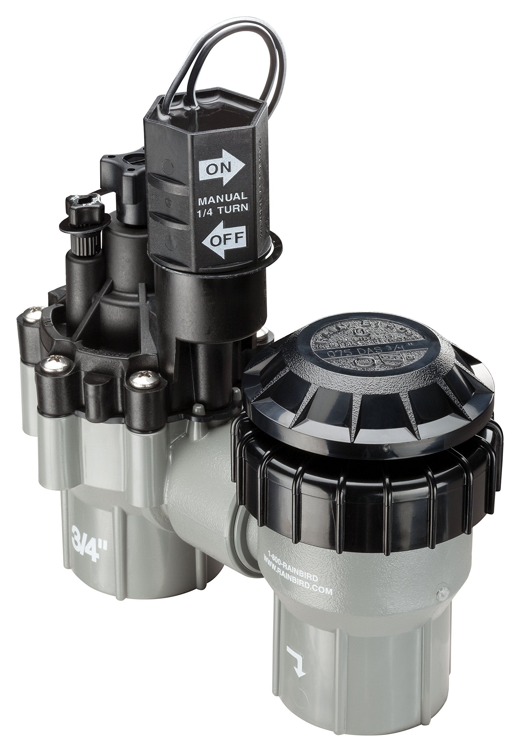 Rain Bird close-up del diafragma Buna-N mostrando resistencia en aguas agresivas