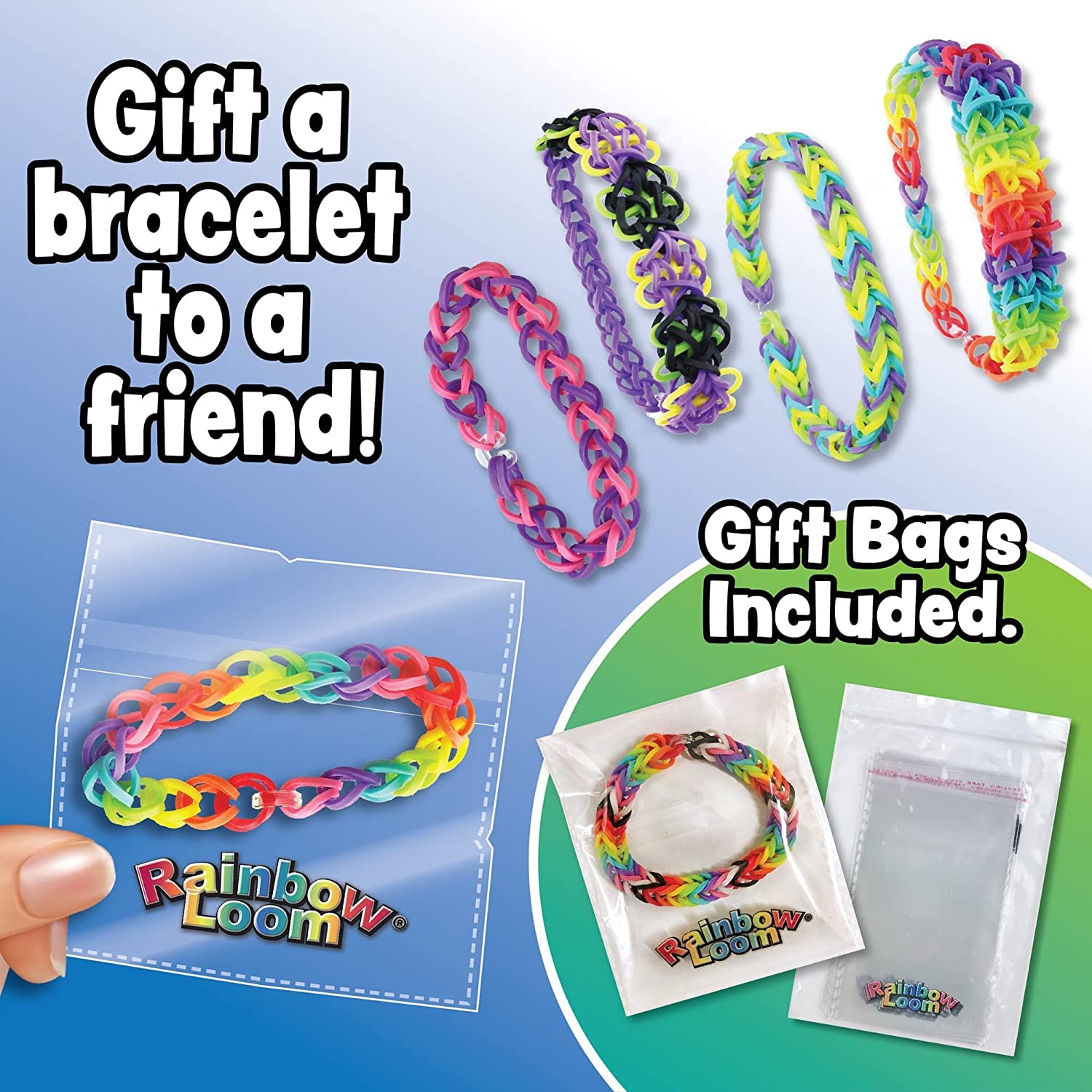 Rainbow Loom packaging and instruction sheet displayed for clear start-up guidance