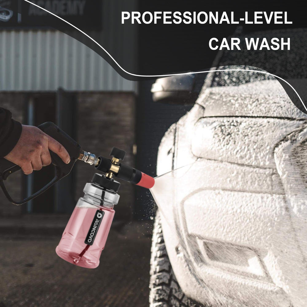 Raincovo threaded detachable nozzle close-up for quick, tool-free maintenance