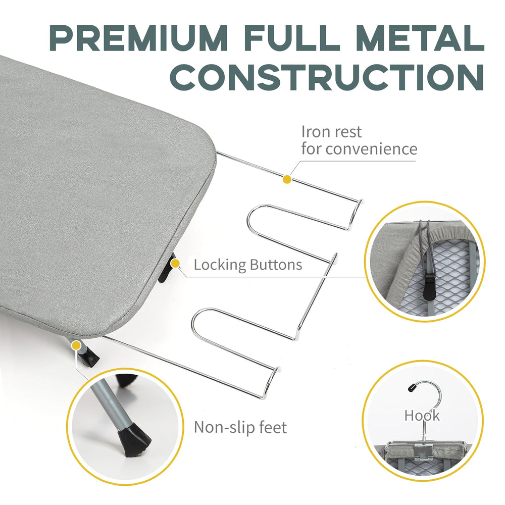 RAINHOL soporte para plancha de metal incluido, sujeta la plancha de forma segura