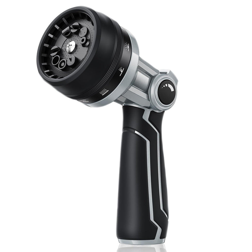 RAINPOINT front view of full-metal nozzle showing durable design and easy handling