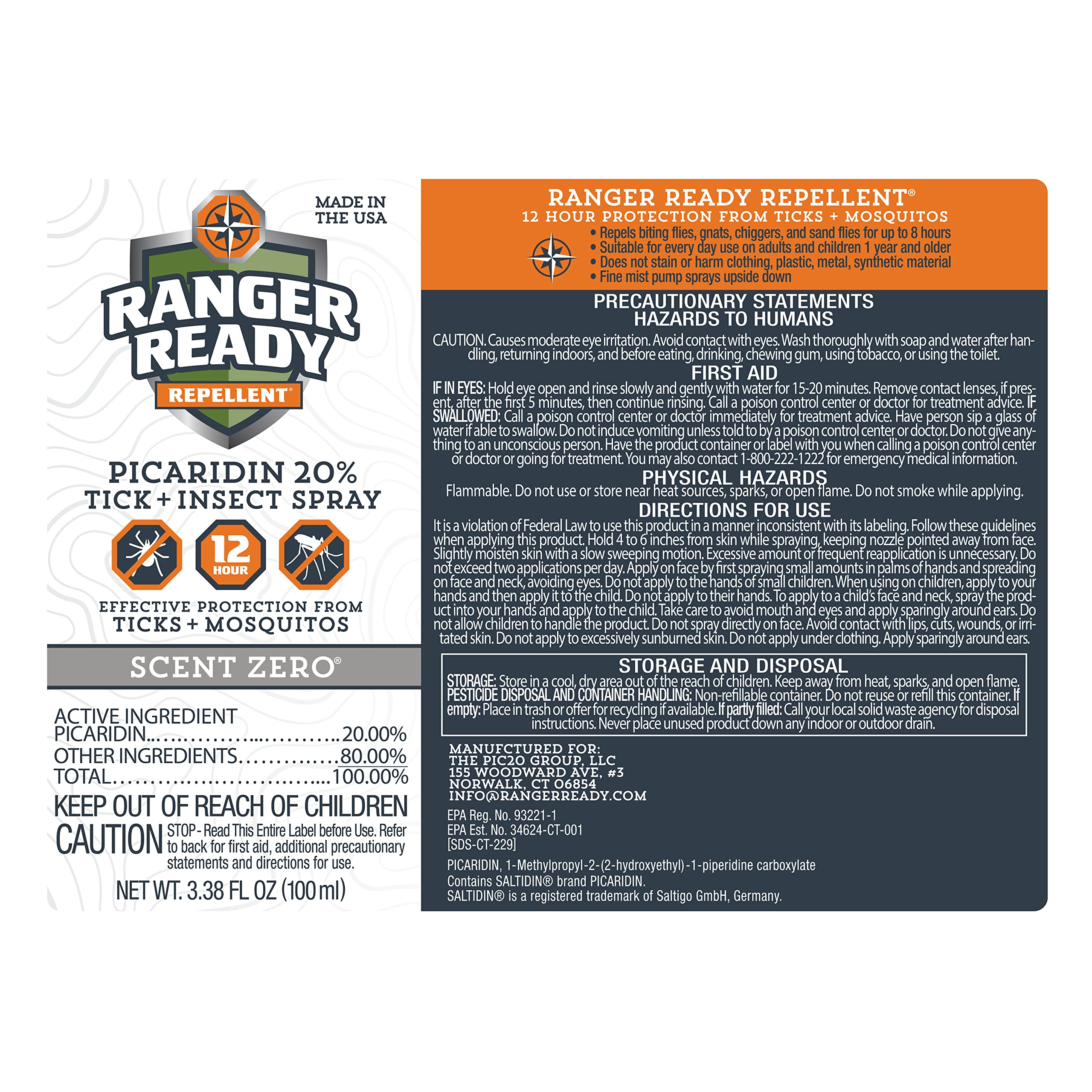 Ranger Ready cierre y boquilla del spray, fácil y controlado