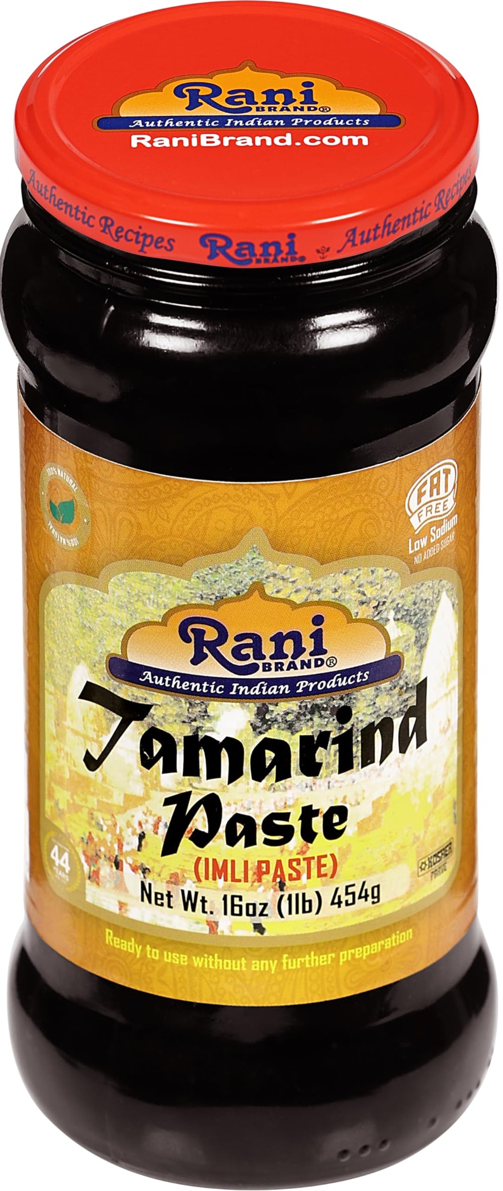 Rani pulpa de tamarindo en cuchara, sin azúcares añadidos