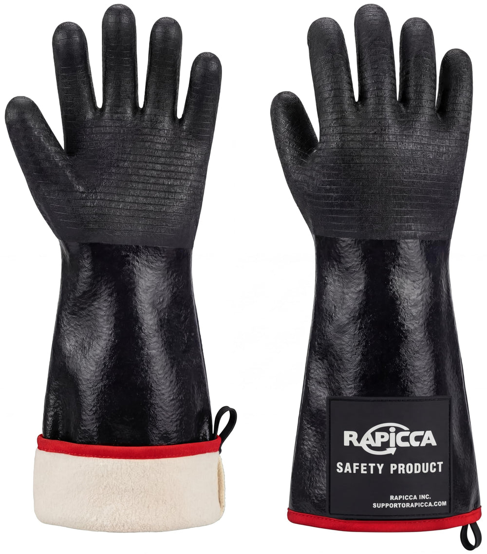 RAPICCA guantes frontal mostrando cobertura completa y protección