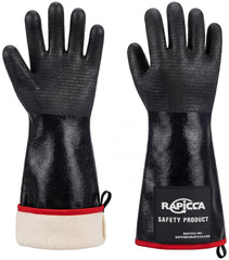 RAPICCA guantes frontal mostrando cobertura completa y protección