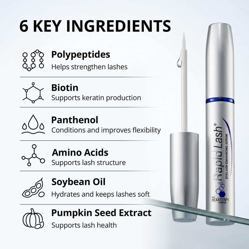 RapidLash uso nocturno en rutina de belleza para mejorar pestañas