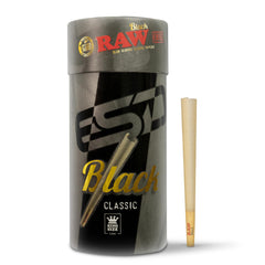 RAW pack frente mostrando 100 conos y embalaje protegido