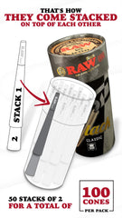 RAW primer plano del papel extra fino y su textura translúcida