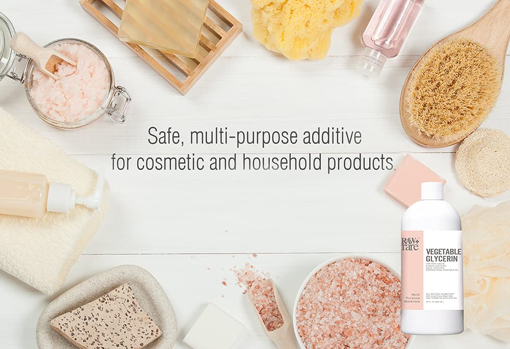 Raw Plus Rare glicerina aplicada en tratamiento capilar para mayor suavidad