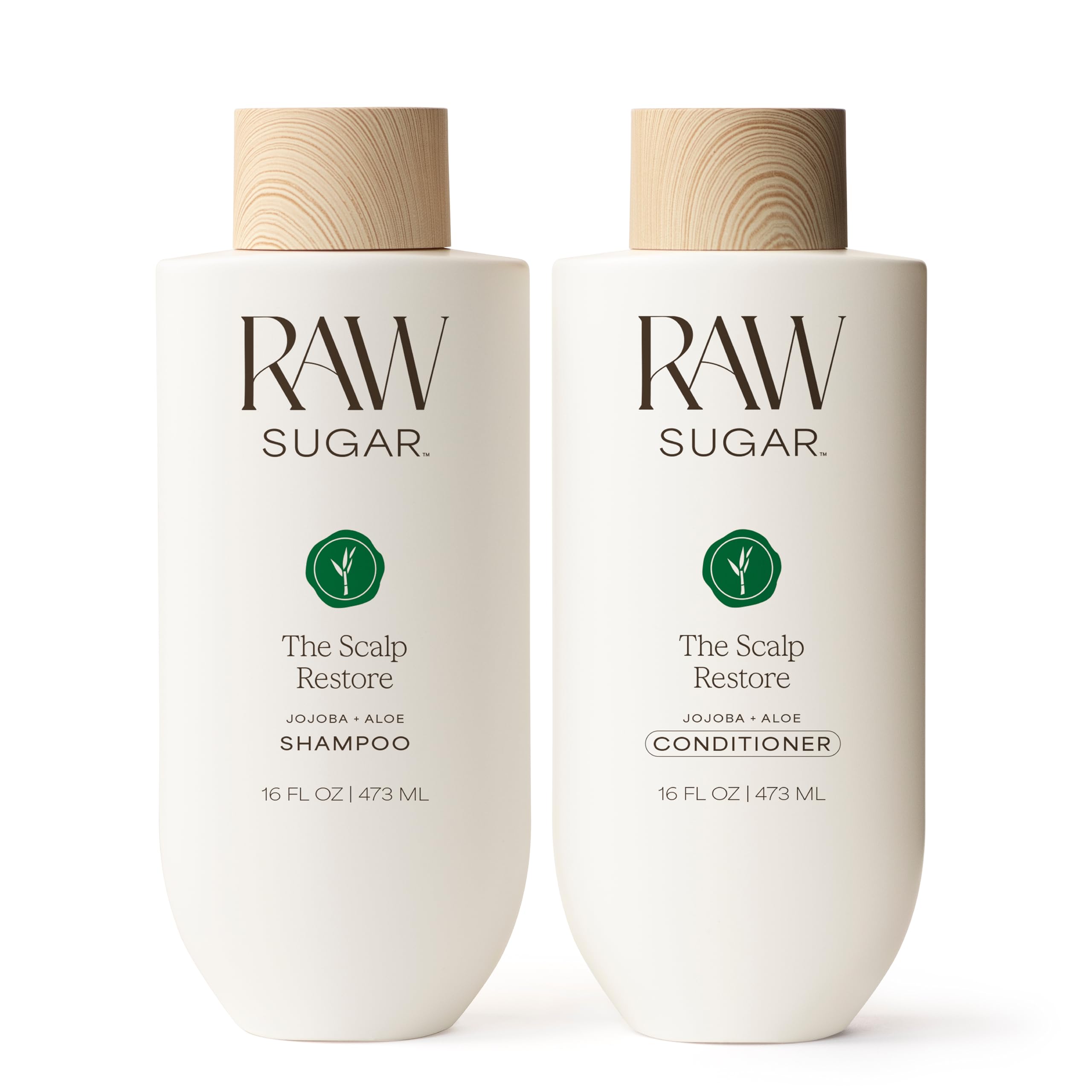 Raw Sugar frente del envase del pack que muestra los frascos y beneficios