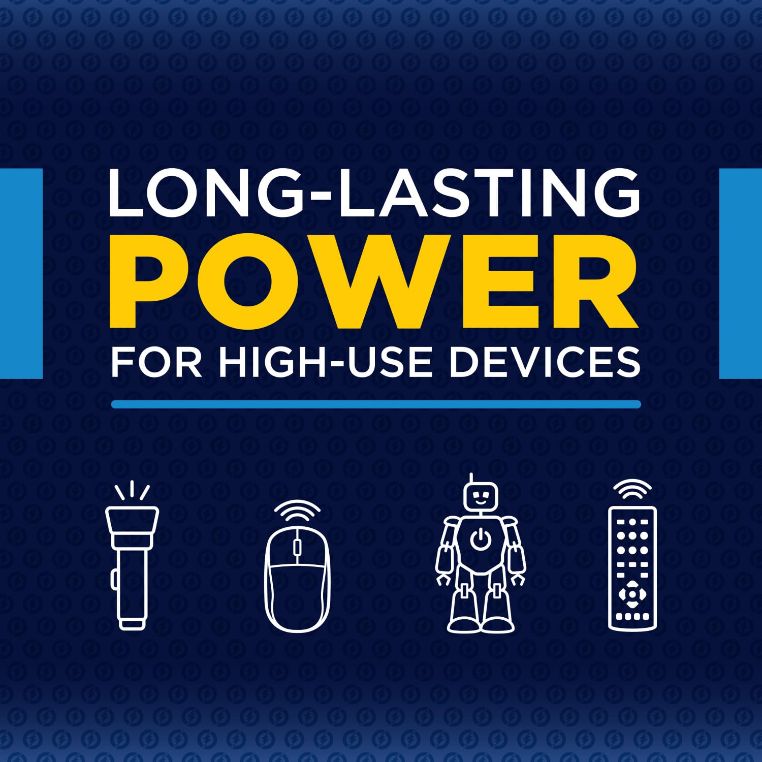 Rayovac AA batteries powering a flashlight for dependable light