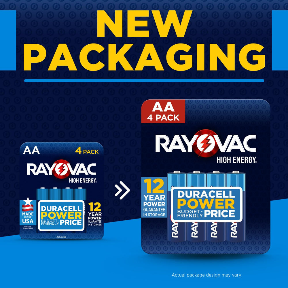 Rayovac AA installed in a TV remote for uninterrupted control