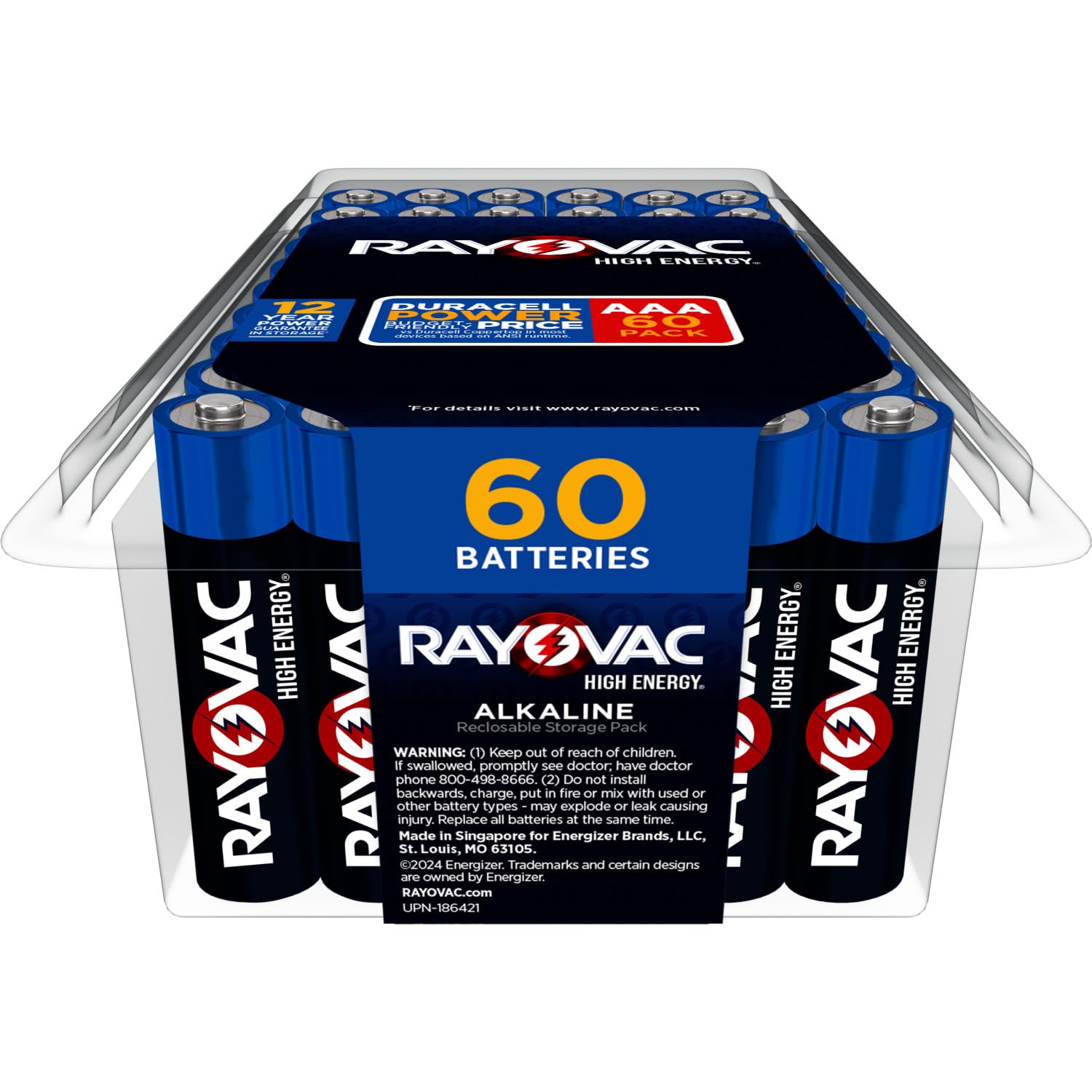 Rayovac pilas instaladas en control remoto, respuesta rápida en dispositivos