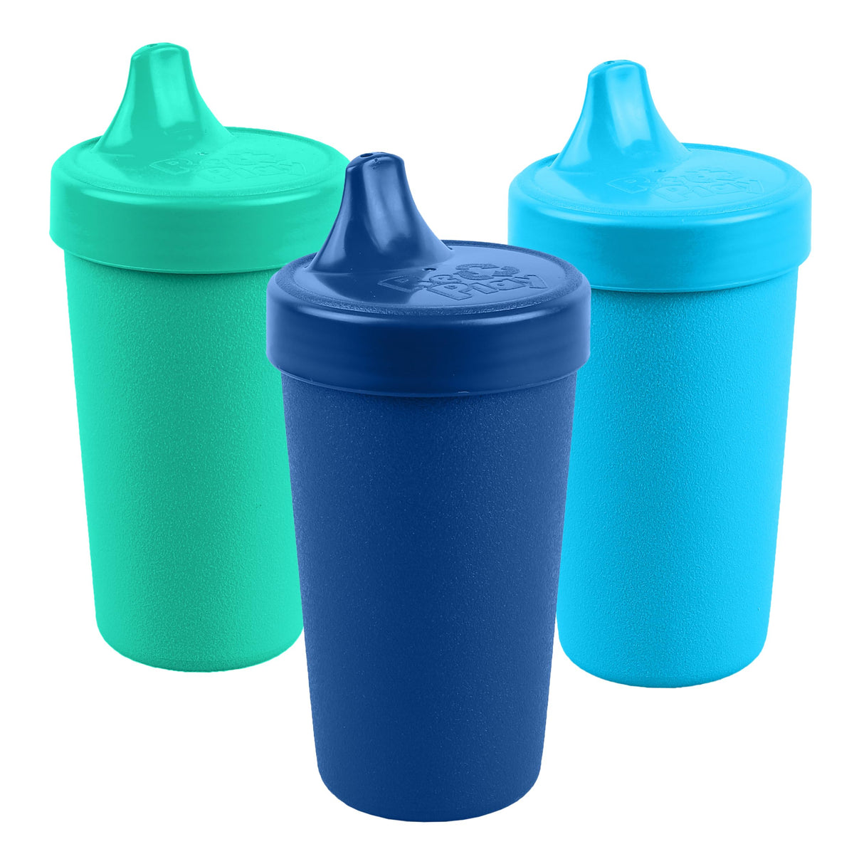 Re-Play vaso frontal True Blue mostrando diseño y capacidad, fácil de agarrar