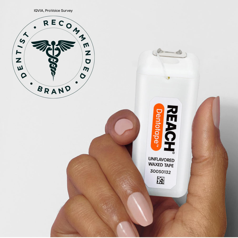 Reach dentotape etiqueta que indica sin PFAS, tranquilidad al consumir
