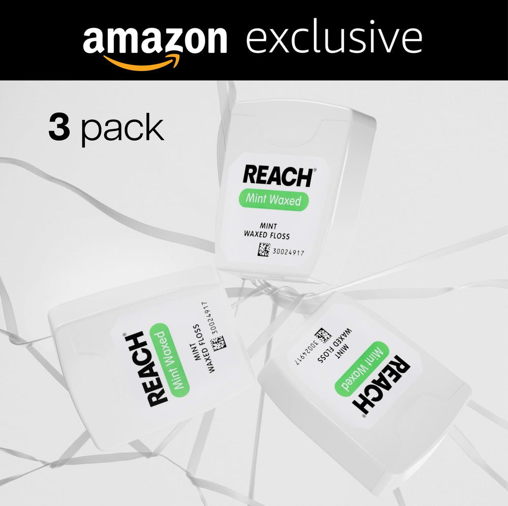Reach uso interdental entre dientes con sabor menta para sensación fresca
