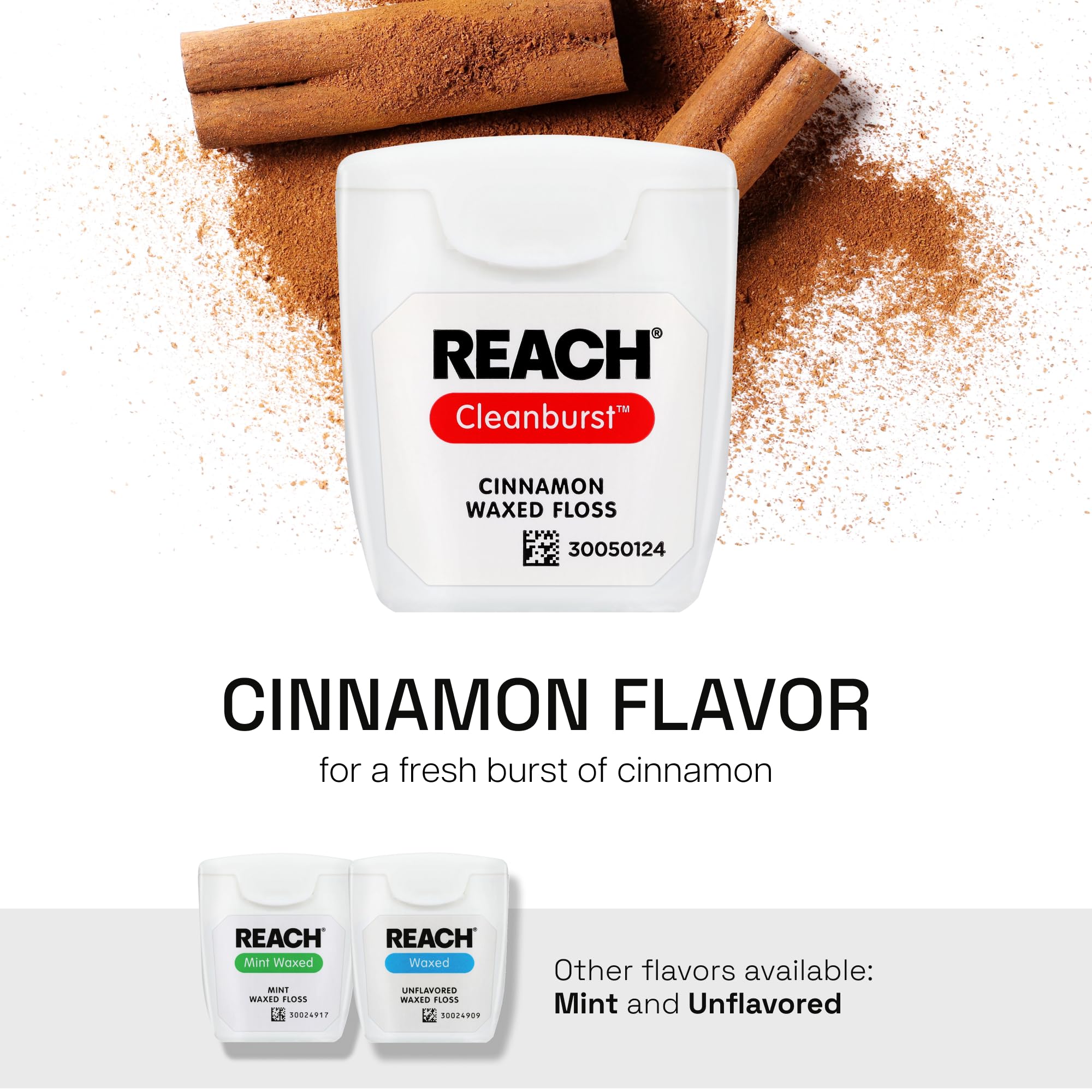 Reach imagen de canela natural indicando sabor y experiencia refrescante