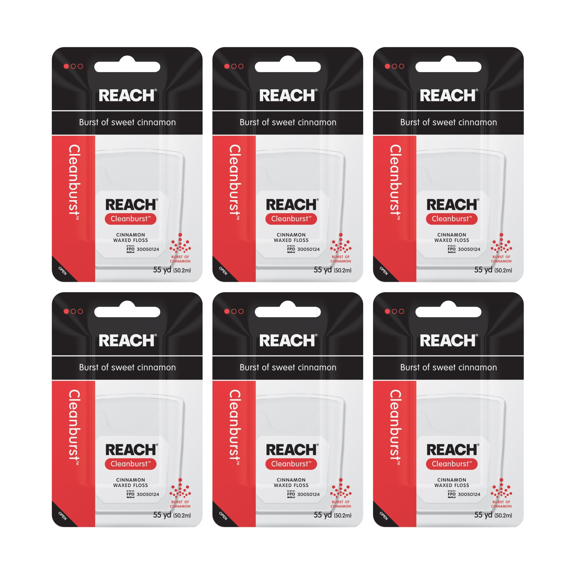 Reach empaque frontal del pack canela mostrando beneficios y tamaño