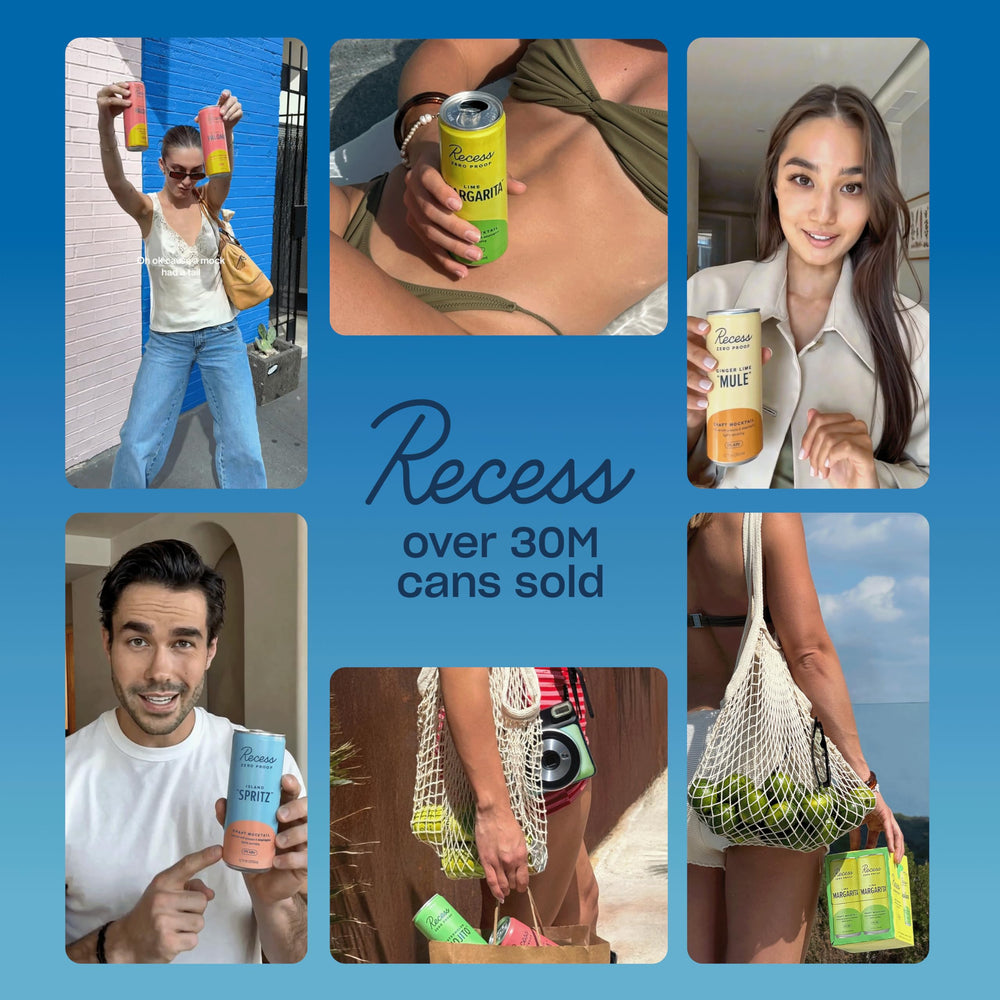 Recess cuatro sabores dispuestos juntos, ofrece variedad para reuniones y degustación