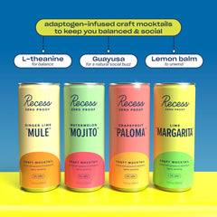 Recess detalle de lata con textura y etiqueta, realzando ingredientes naturales