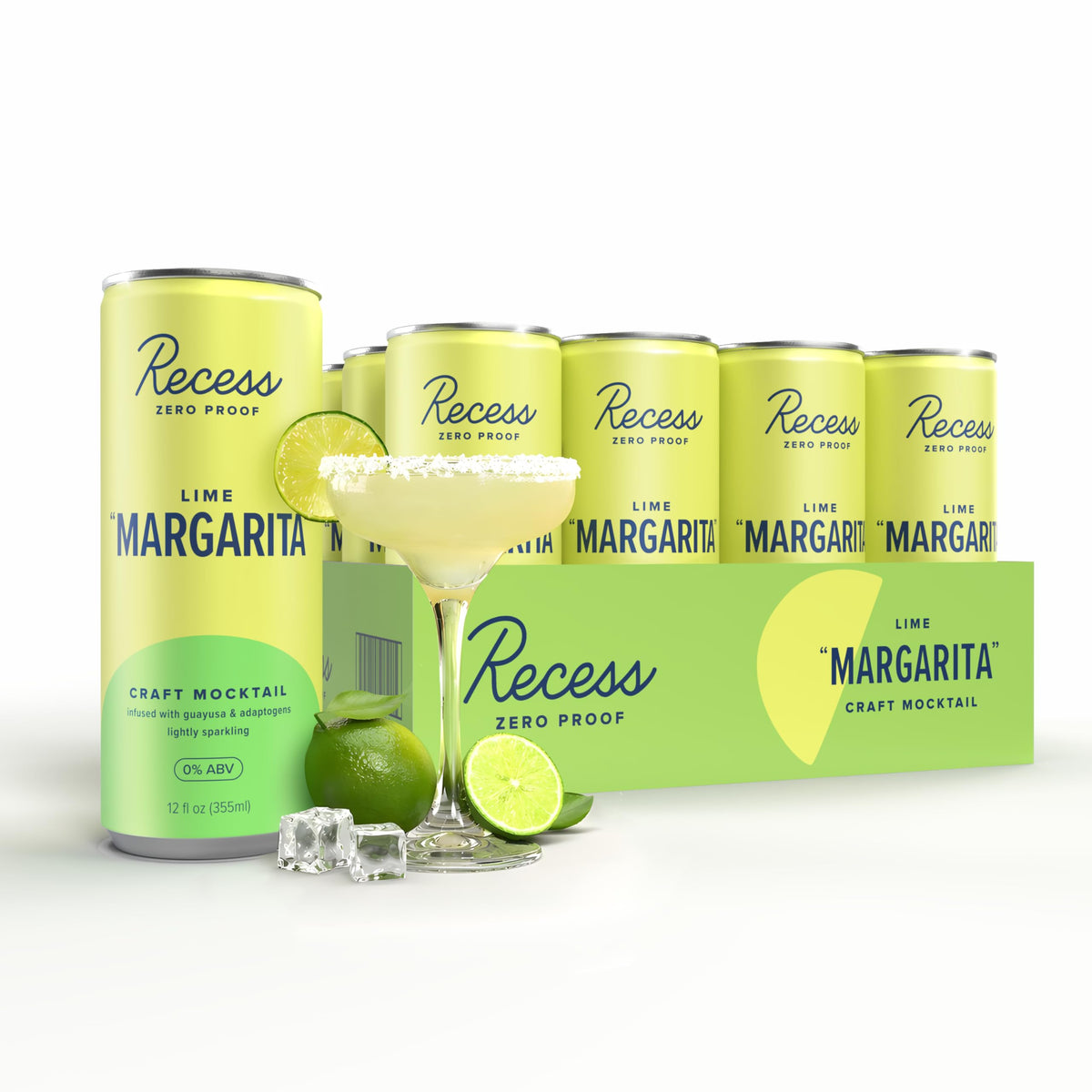 Recess lata frontal mostrando diseño y aspecto refrescante