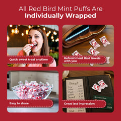 Red Bird caramelo individualmente envuelto listo para compartir